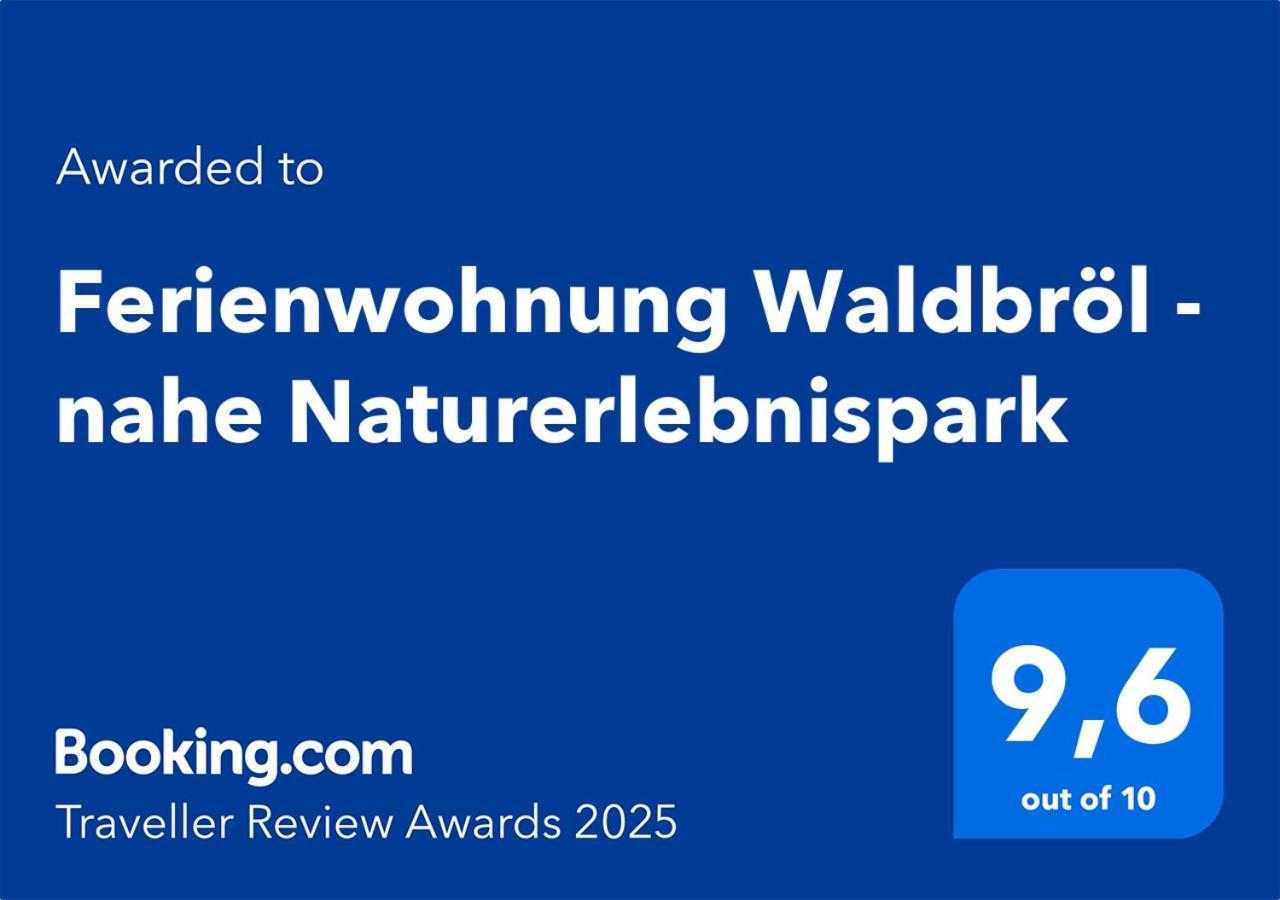 Ferienwohnung Waldbroel - Nahe Naturerlebnispark Waldbrol Exterior foto